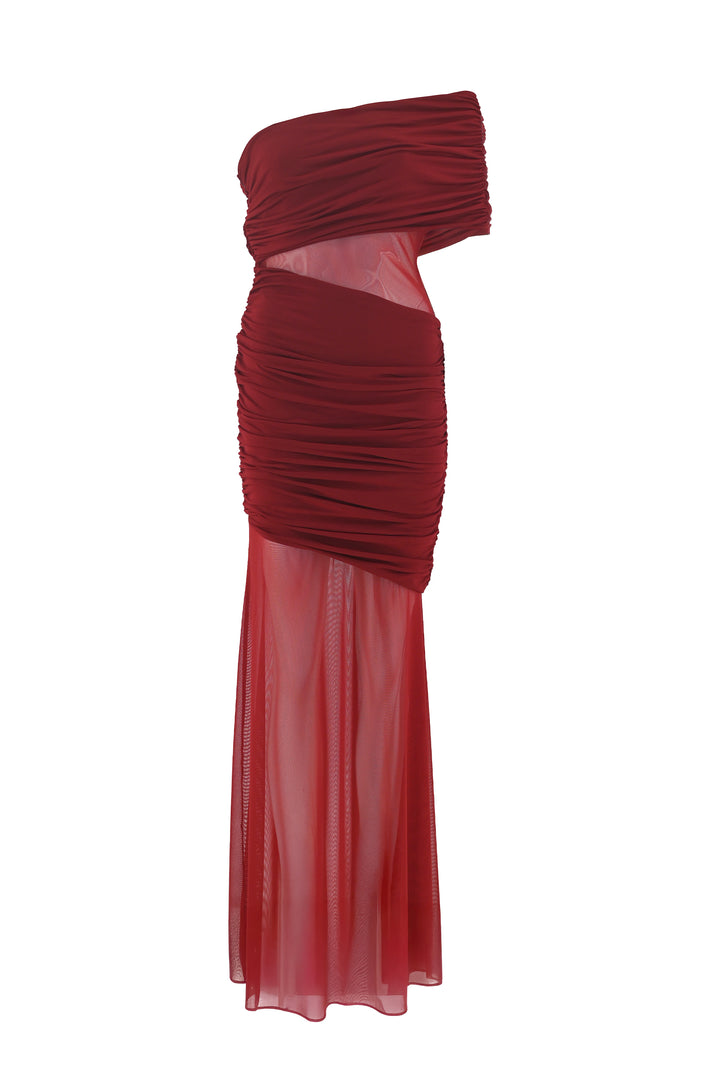 Whisper Maxi Red Dress