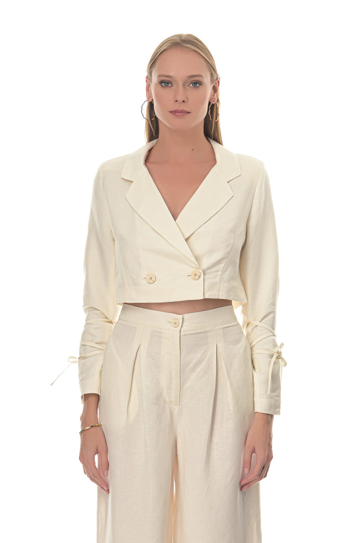 Tenerife Blazer Ecru
