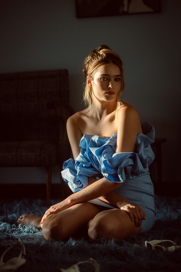 Cannes Blue Dress