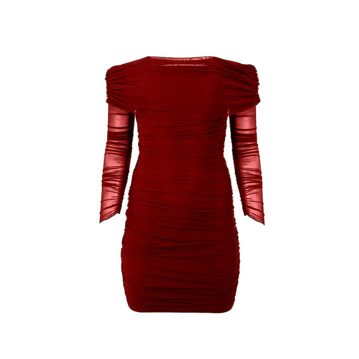 Midinght Dress Red