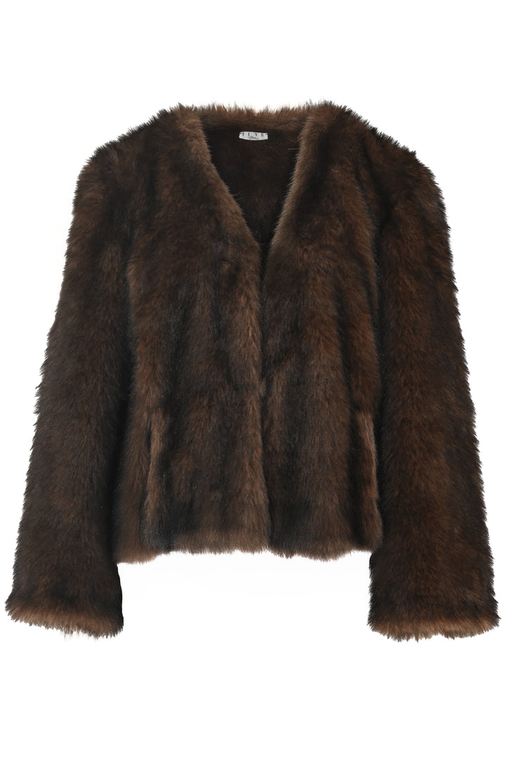 Mocha Brown Eco Fur