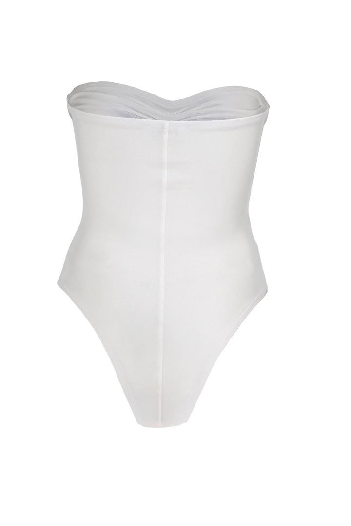 Coral White Swimmsuit