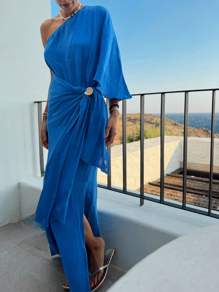Coral Blue Dress