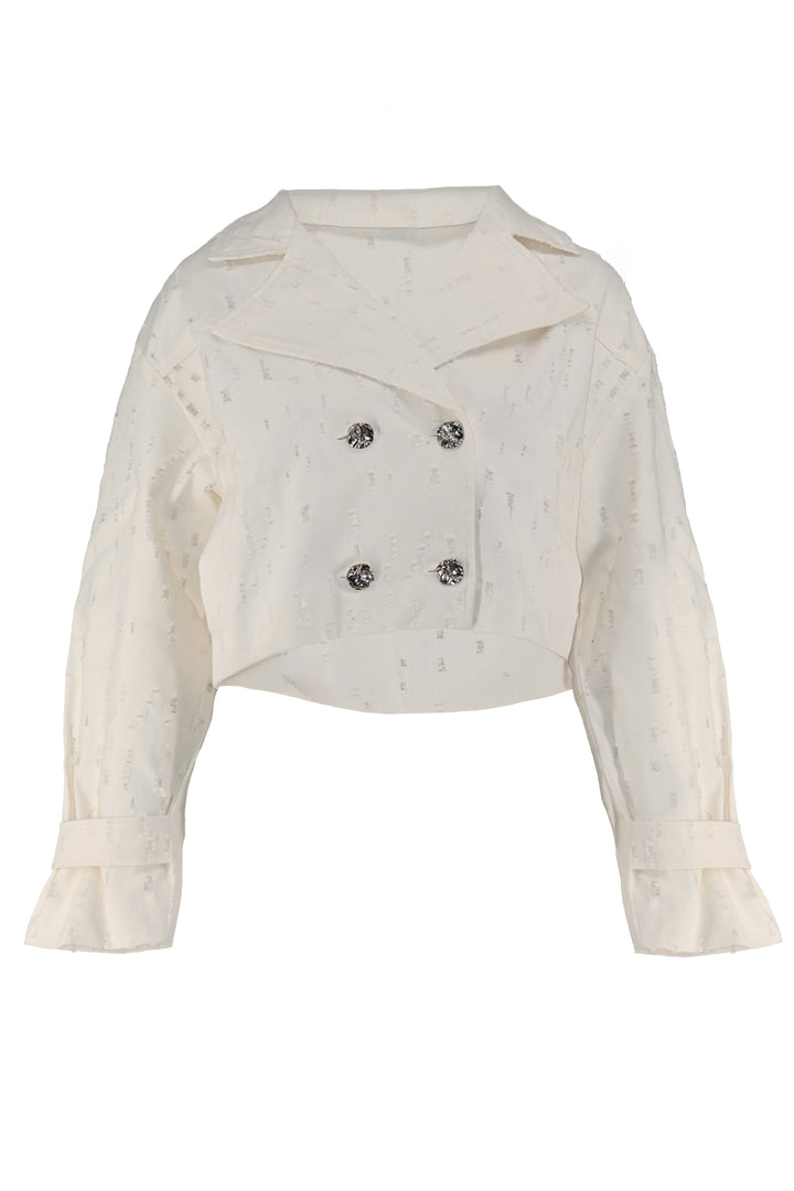 Frize White Demin Sample Jacket