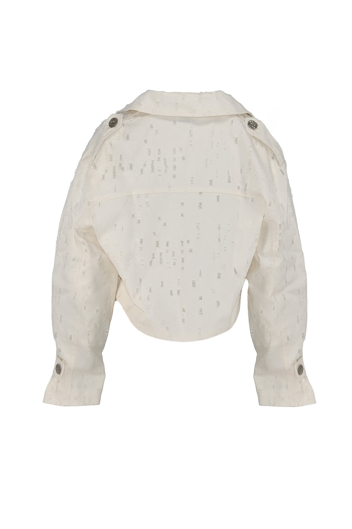 Frize White Demin Sample Jacket