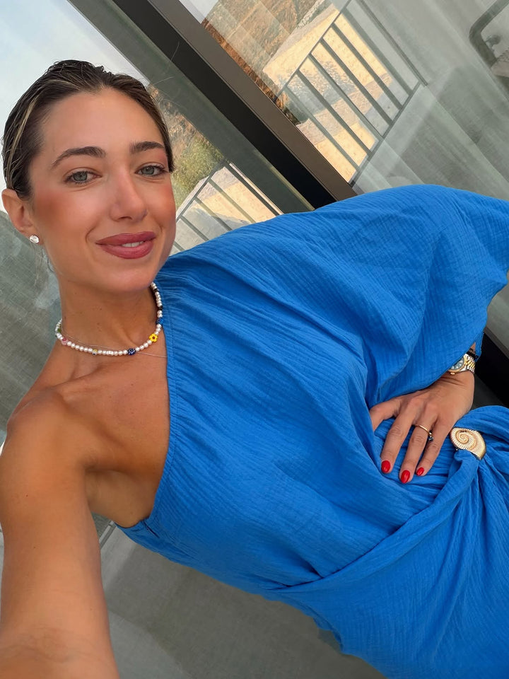 Coral Blue Dress