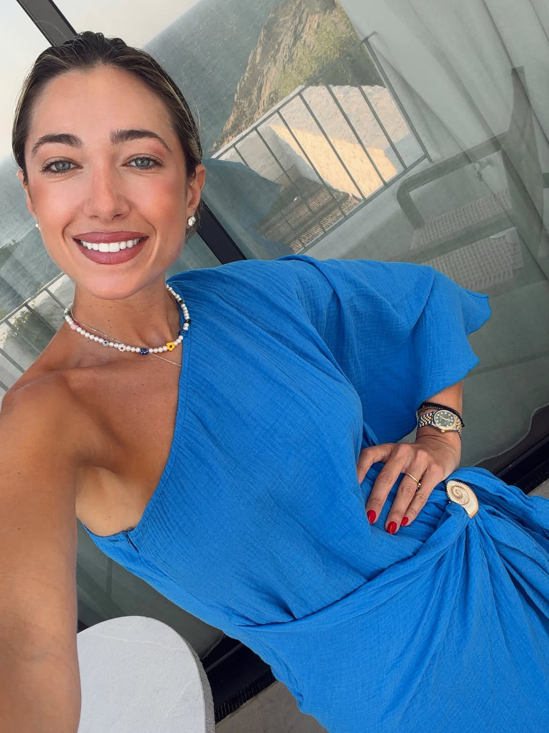 Coral Blue Dress