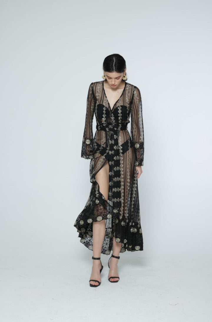 Gros Plan Beach Wrap Dress