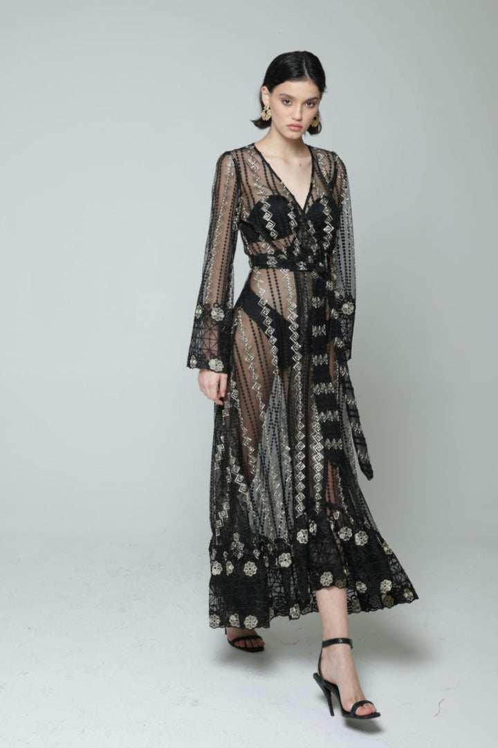 Gros Plan Beach Wrap Dress