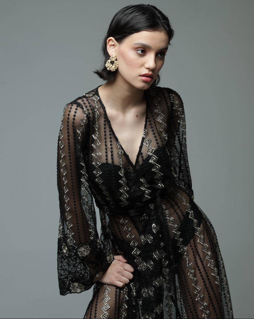 Gros Plan Beach Wrap Dress