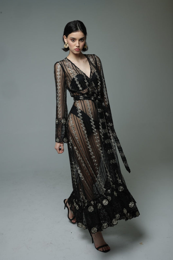 Gros Plan Beach Wrap Dress