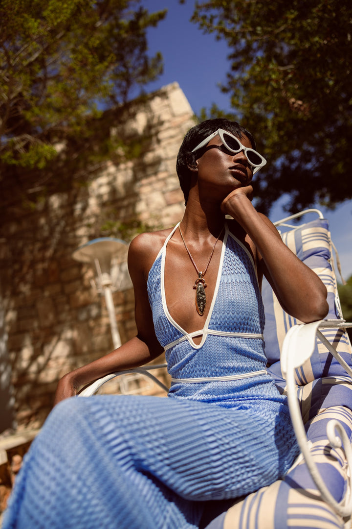 Final Take Blue Dress