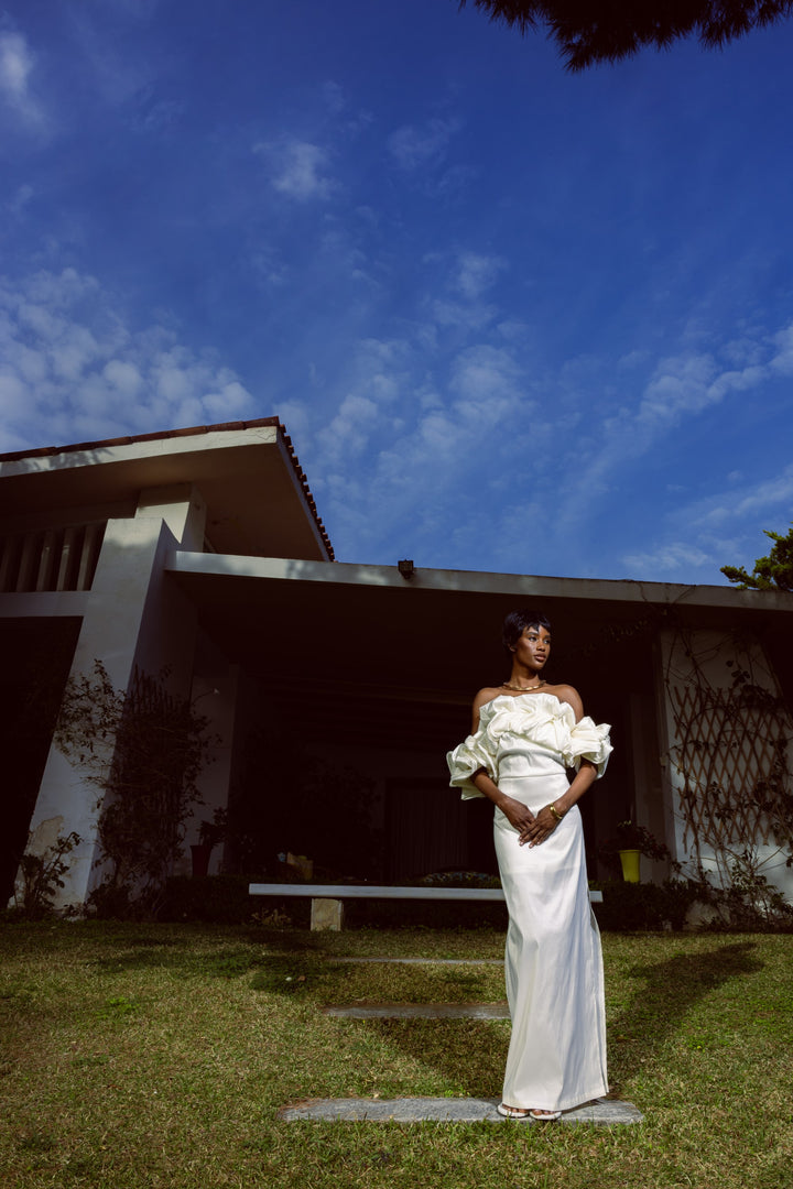 Cannes White Maxi Dress