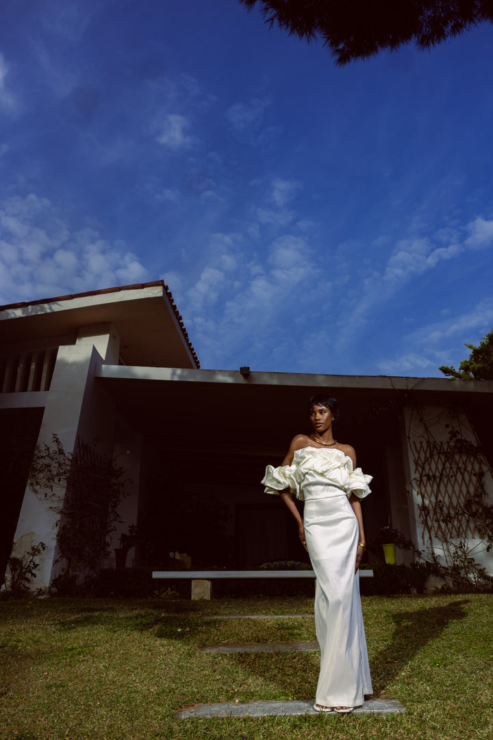 Cannes White Maxi Dress