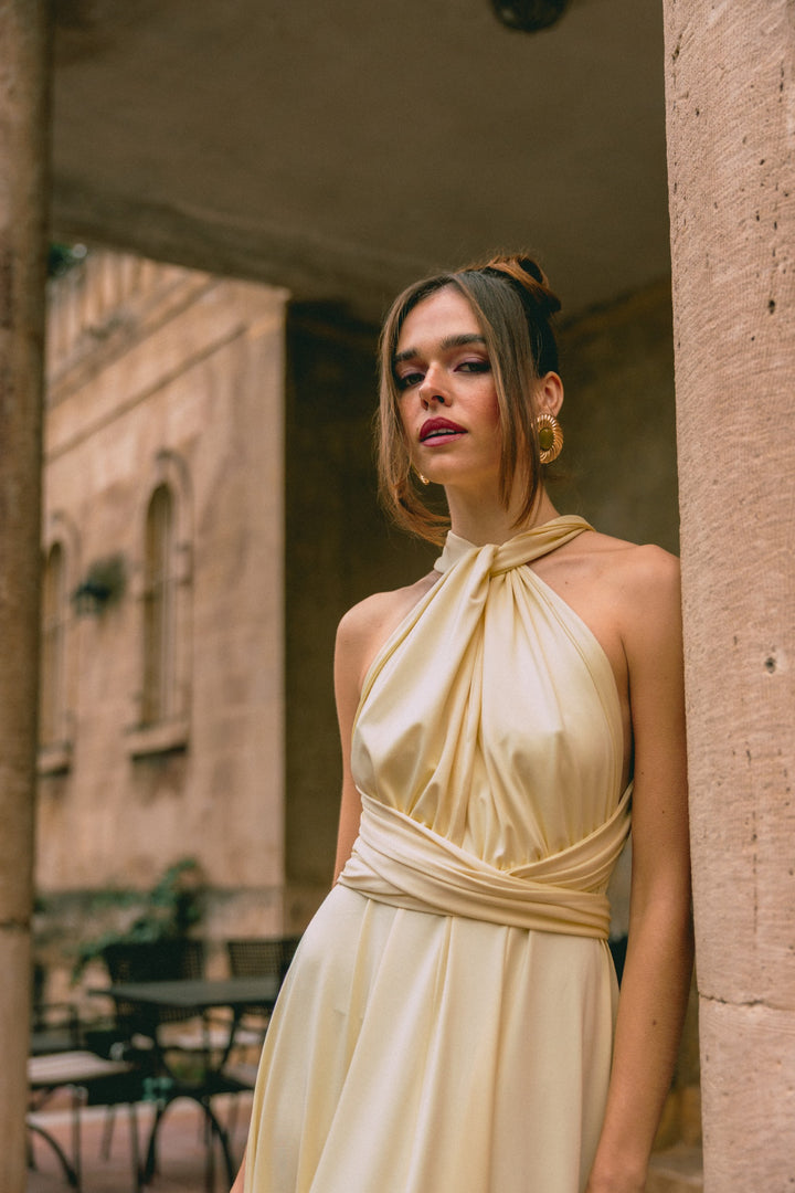 Maldives Maxi Yellow Dress