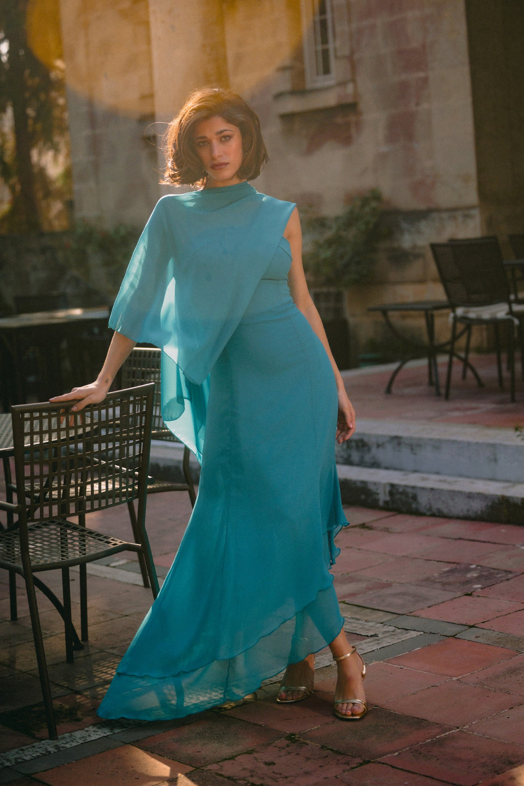 Aqua Blue Dress