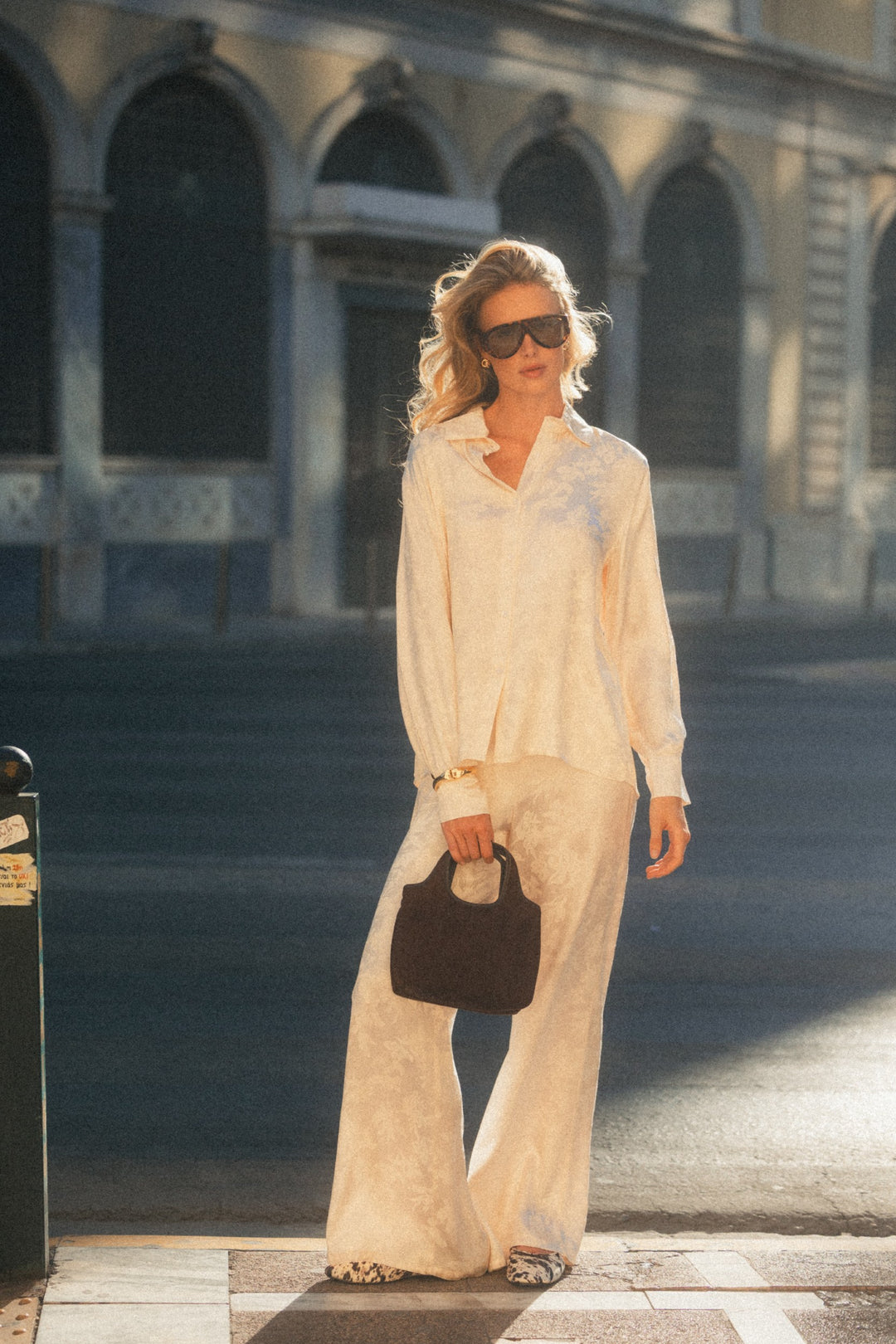 Signature White Trousers