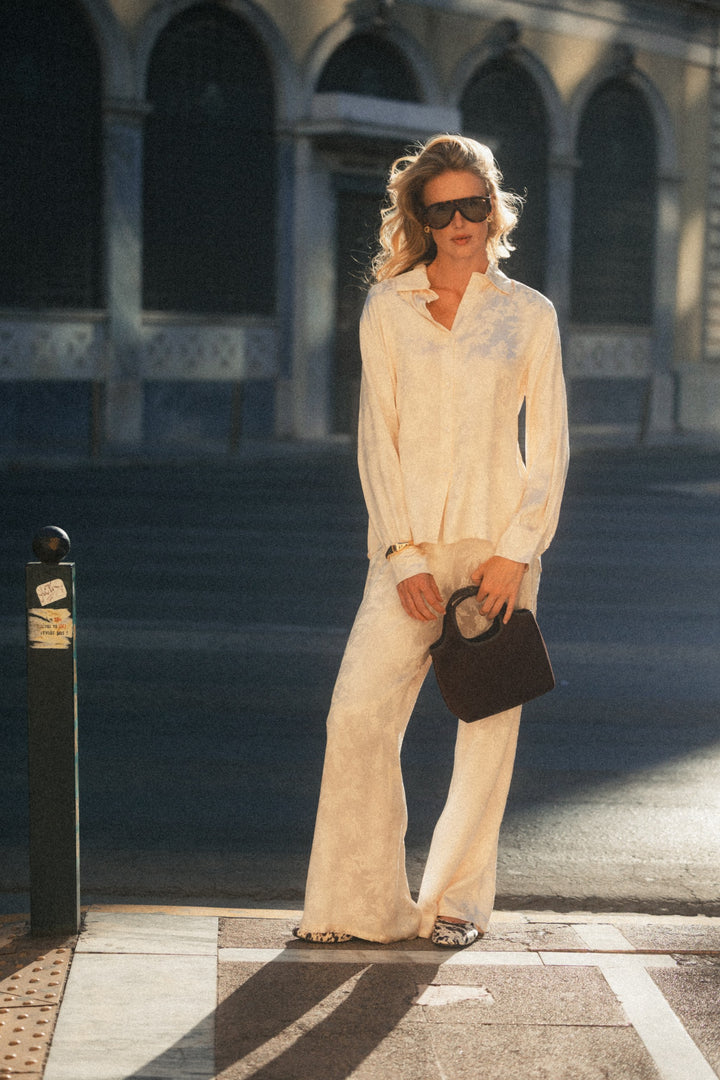 Signature White Trousers