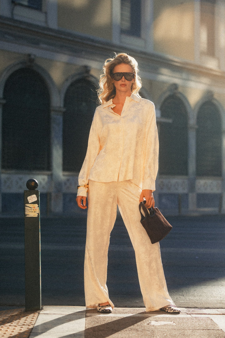 Signature White Trousers