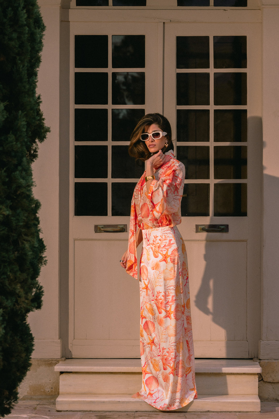 Bloom Orange Shirt