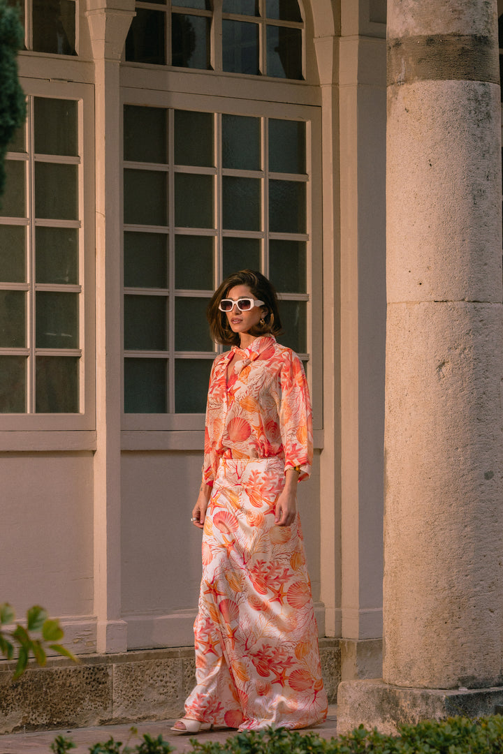 Bloom Orange Shirt