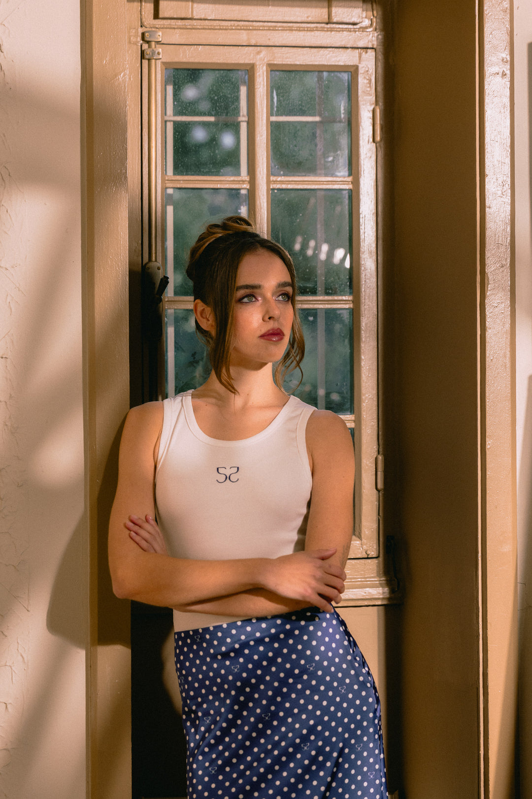 Spell White Tank Top