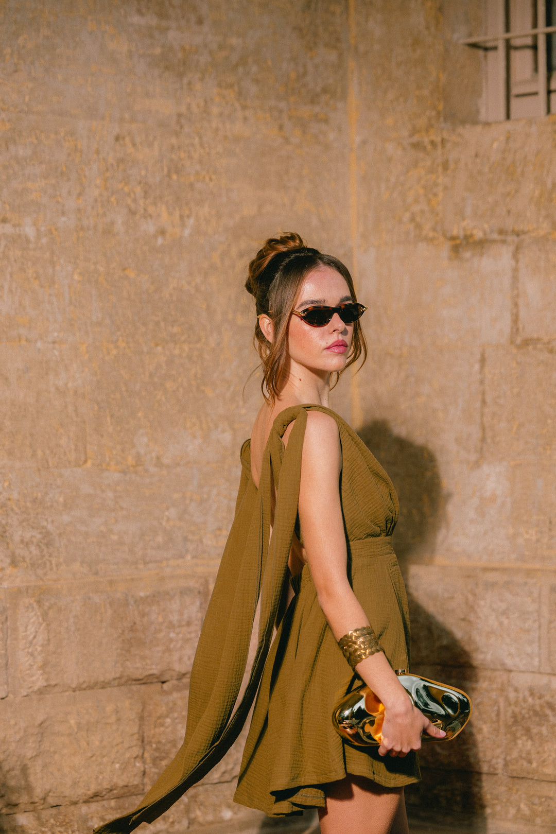 Lore Khaki Dress