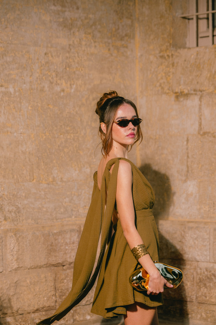 Lore Khaki Dress