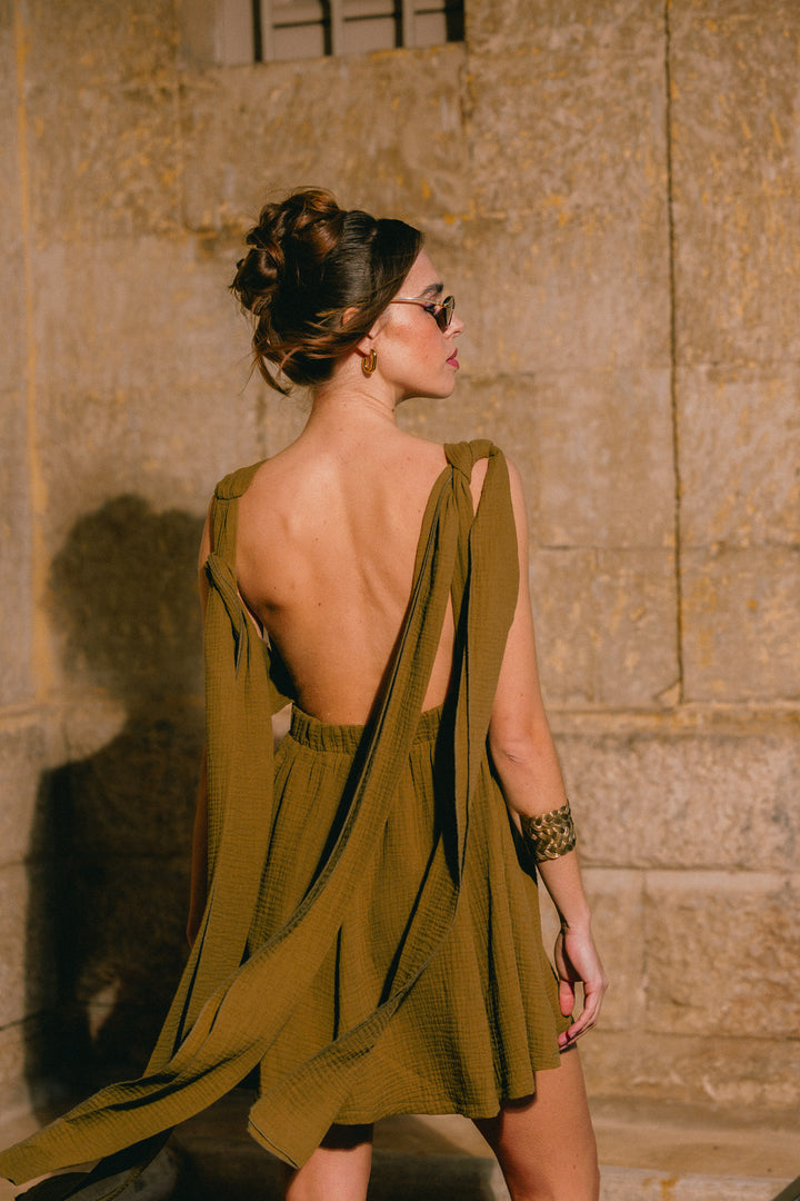 Lore Khaki Dress