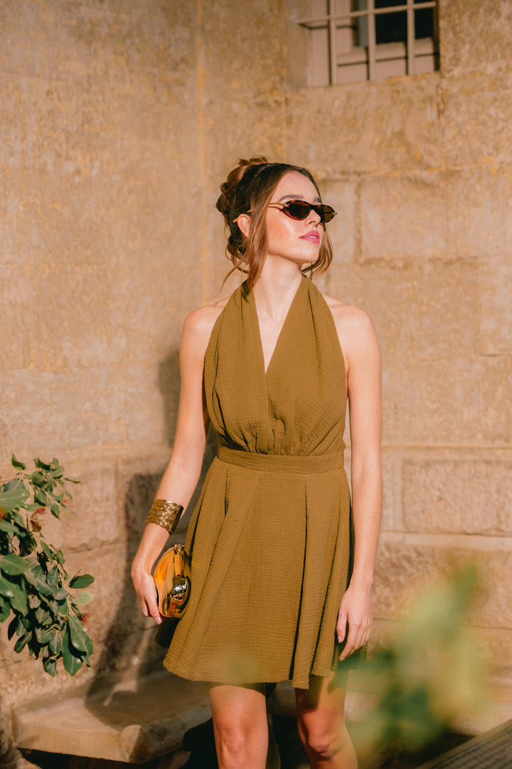 Lore Khaki Dress