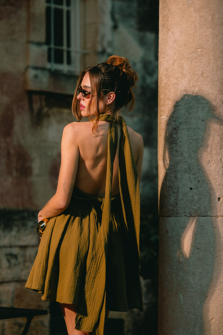 Lore Khaki Dress