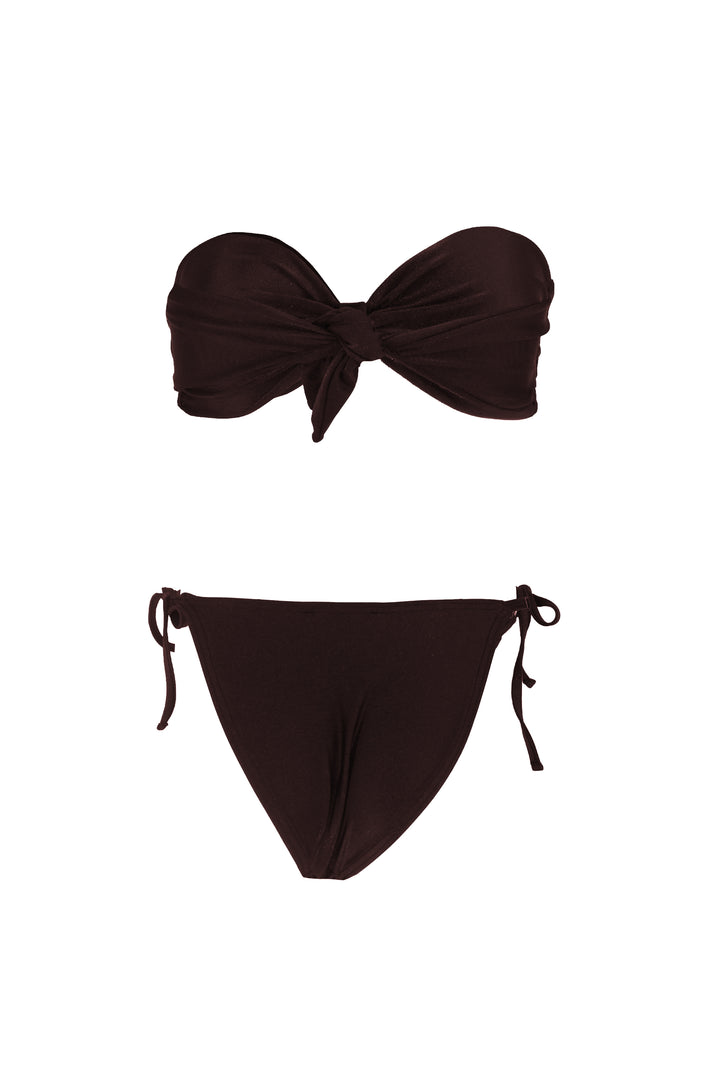Coral Brown Bikini