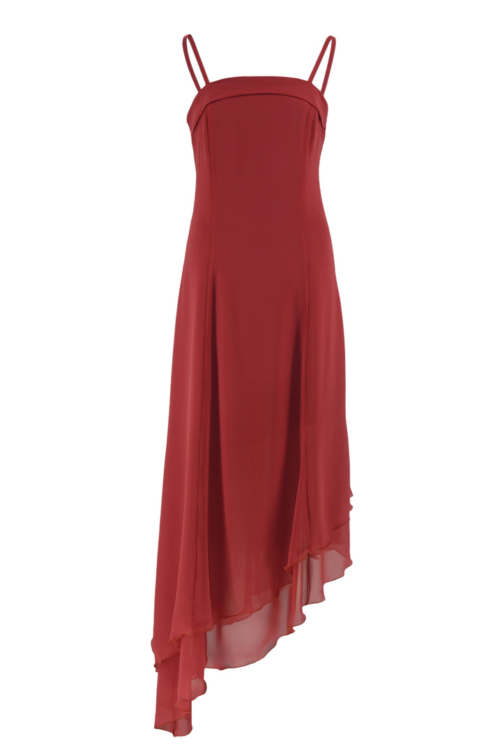 Aqua Red Dress