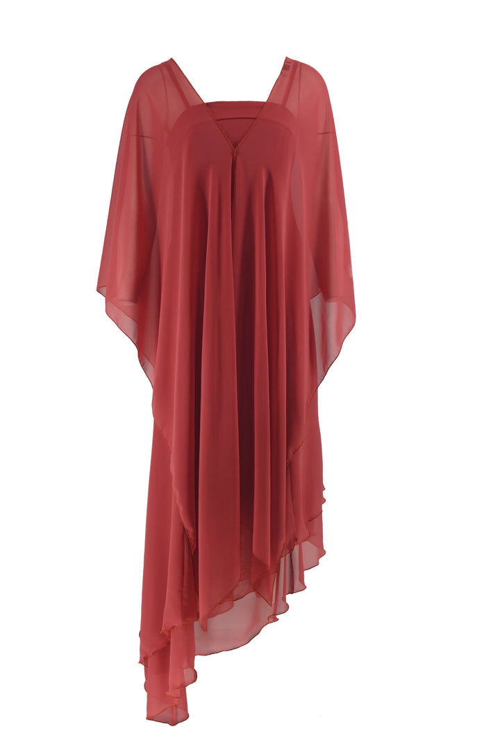 Aqua Red Dress
