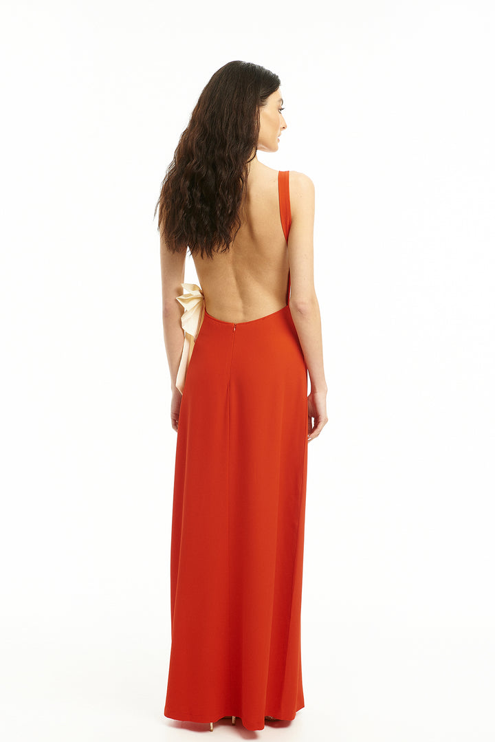 Sicily Dress Red