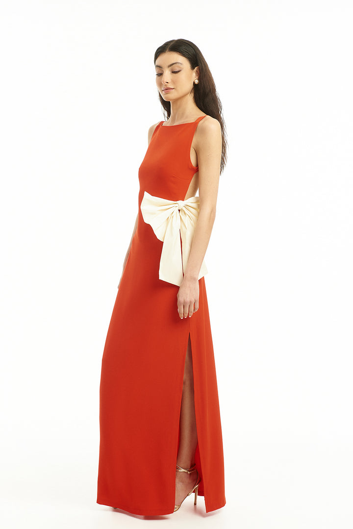 Sicily Dress Red