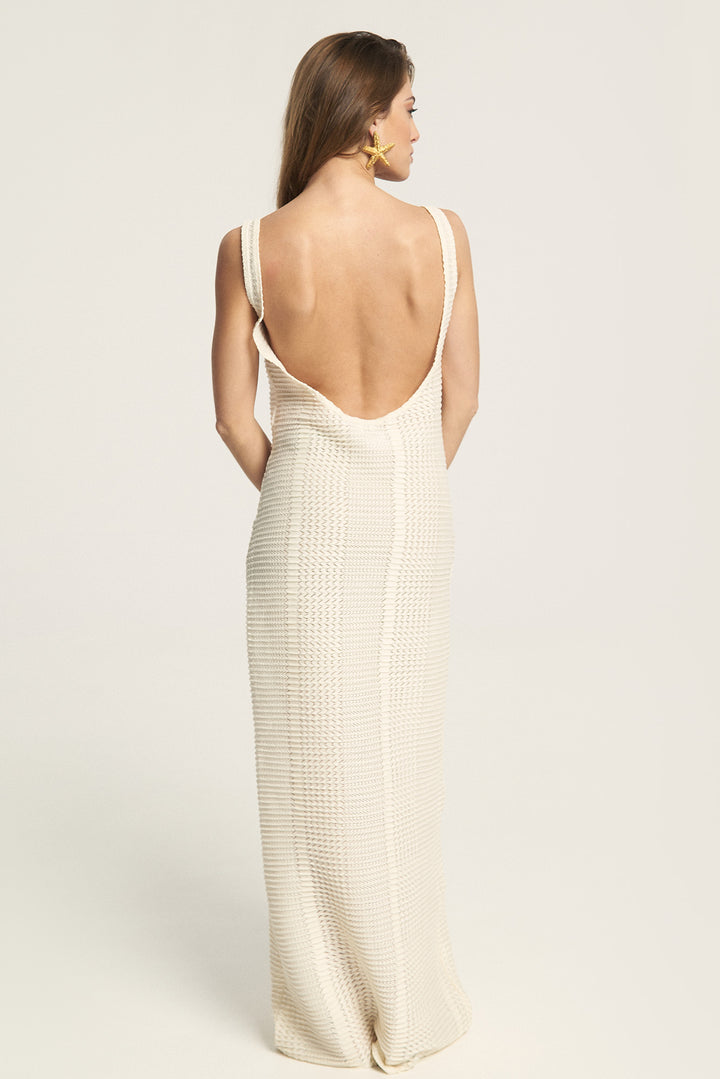 Framed White Dress