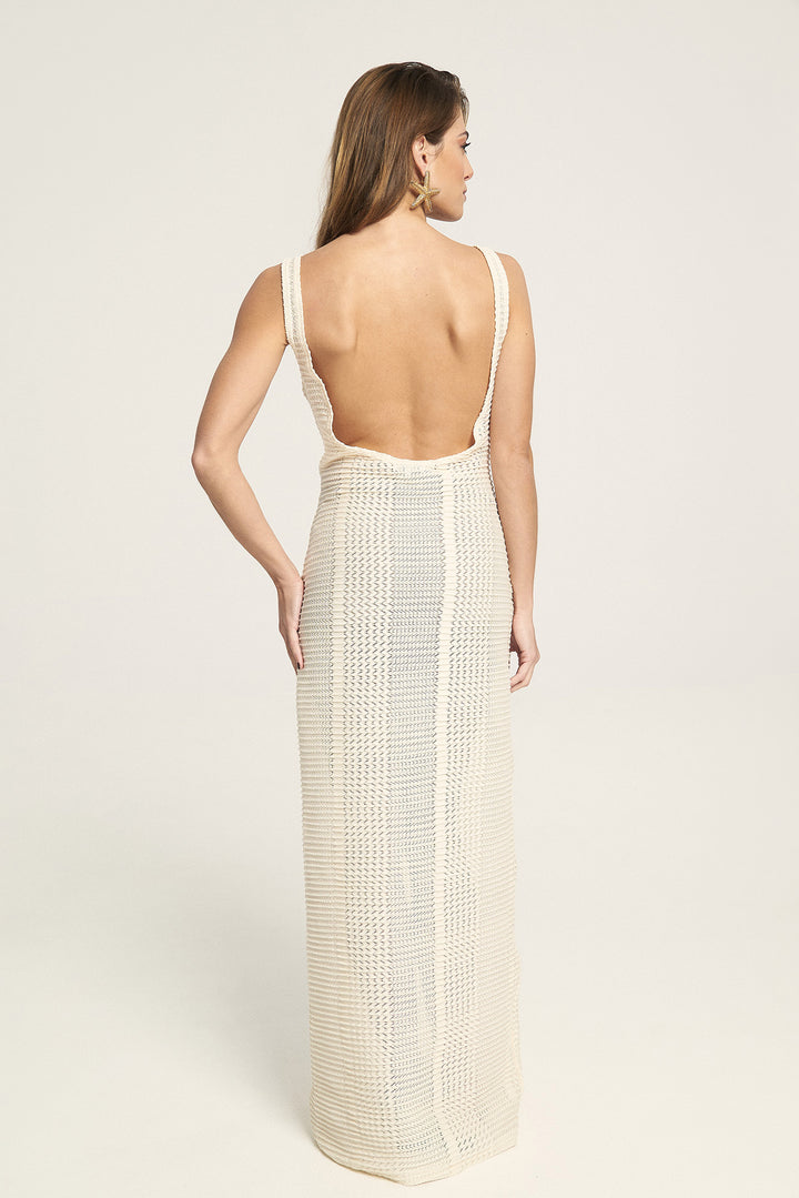 Framed White Dress