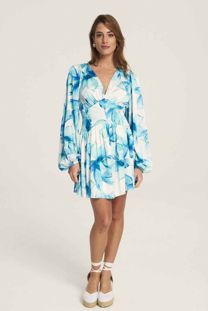 Edit  Flower Blue Dress