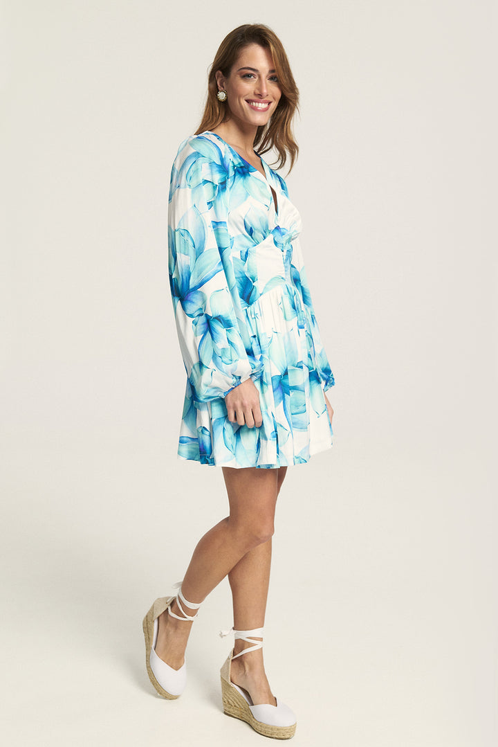 Edit  Flower Blue Dress