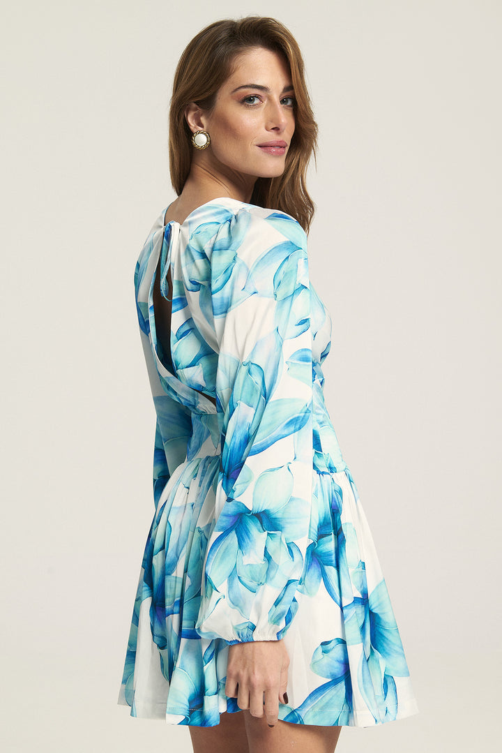 Edit  Flower Blue Dress