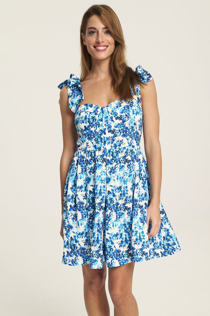 Close Up Blue Dress