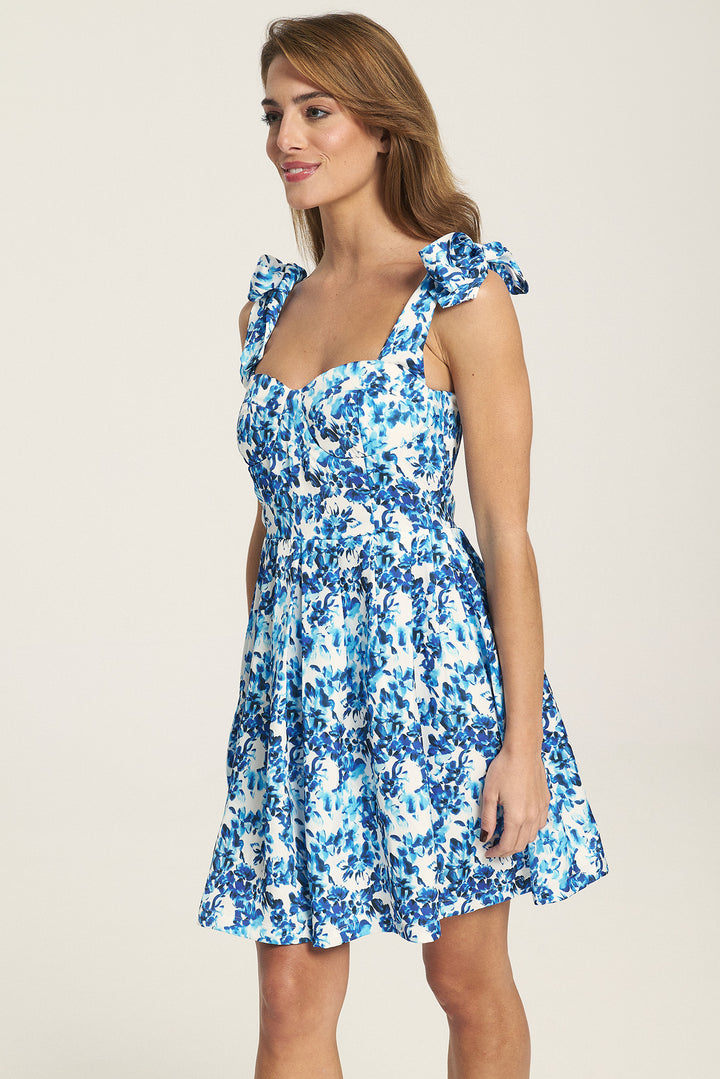 Close Up Blue Dress