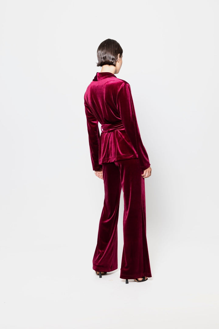 Beaujolais Red suit - 5pm - co - ord sets