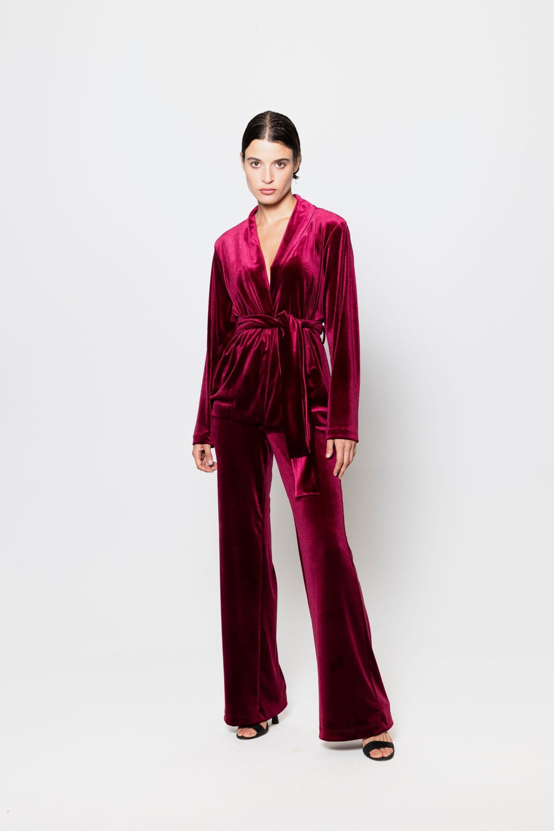 Beaujolais Red suit - 5pm - co - ord sets