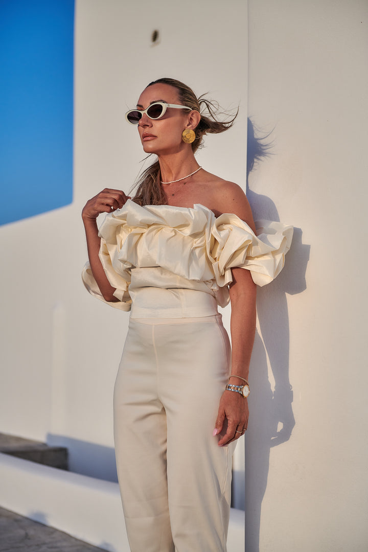 Cannes Beige Top