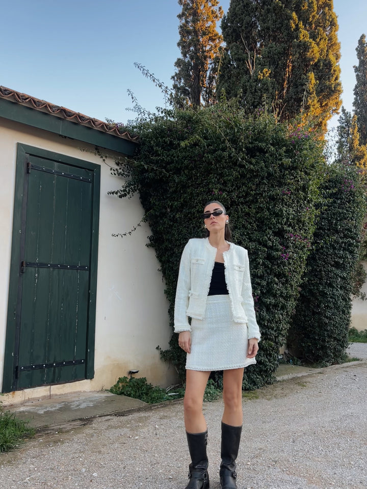 Powerplay White Skirt