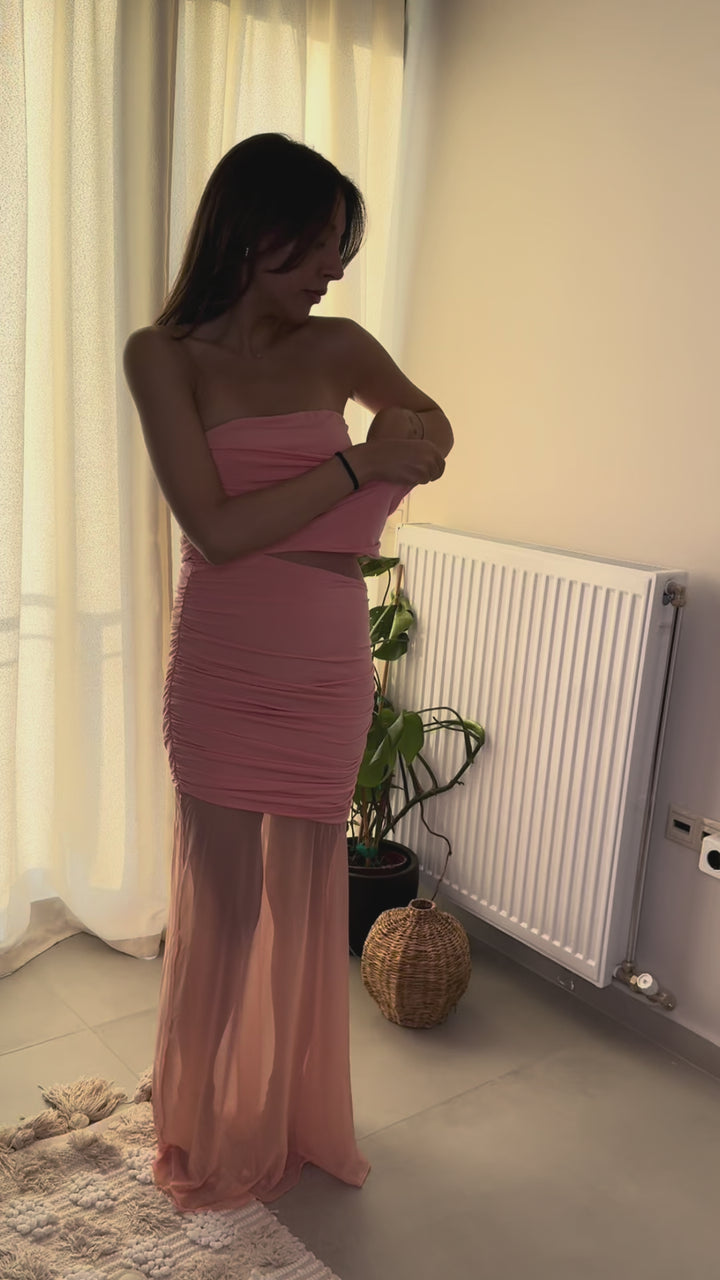 Whisper Orange Dress
