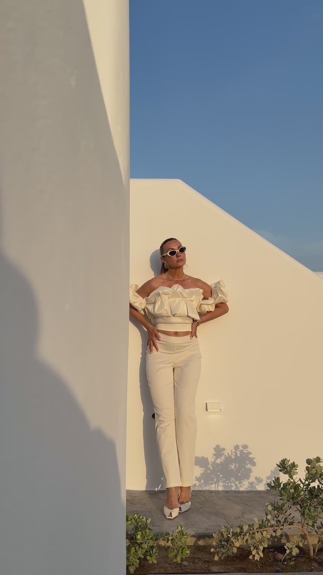 Cannes Beige Top